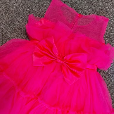 Пишна сукня-хмарка для дівчинки, рожева, 90, Дівчинка, 52, 27, 92 см, Алталс, фатин, Бавовна