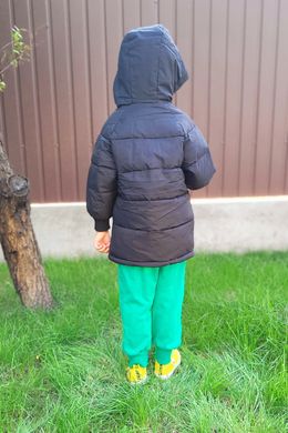 Дитяча куртка-пальто з капюшоном, 0010, 100, Хлопчик / Дівчинка, 47, 34, 37, 92 см, Поліестер, Нейлон, Замір рукава - від ворота
