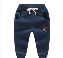 Спортивные штаны Спайдермен, синие, 90, Мальчик, 50, 30, 92 см, Трикотаж