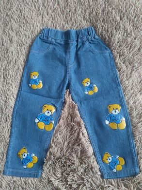Вільні дитячі джинси 3570, 120, Хлопчик / Дівчинка, 70, 44, 37, 116 см, Джинс