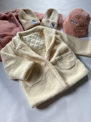 Детское пальто Тедди для девочки, 1070, 130 (116 см), Девочка, 50, 41, 46, 116 см, Нейлон, Замер рукава - от ворота