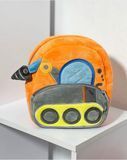 Плюшевый детский рюкзак Строительная техника, 6041, Мальчик, Плюш, Полиэстер, 26, 8, 21