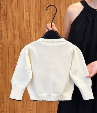 Трикотажный костюм со штанами и кардиганом для девочки, 0622, 120 (110 см), Девочка, 42, 36, 38, 60, 34, 110 см, Хлопок 95%