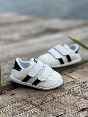 Белые кроссовки для малышей, 2269, 16, Эко-кожа, Текстиль, Мальчик, 11.7, Стопа должна быть меньше стельки на 0,5-1 см!
