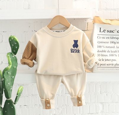 Спортивний костюм Ведмедик 0095, 110 (92 см), Хлопчик / Дівчинка, 40, 35, 41, 53, 53, 31, 92 см, Трикотаж, Замір рукава - від ворота