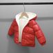 Куртка блискуча на плюшевій підкладці Smail, червона, 130, Хлопчик / Дівчинка, 48, 39, 41, 116 см, Поліестер, Плюш