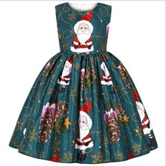 Новогоднее платье для девочки _1046, 110, Девочка, 63, 29, 98 см, Атлас, Хлопок