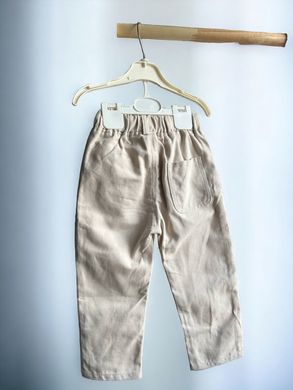 Молочные котоновые брюки для мальчика, 3435, 90, Мальчик, 50, 29, 29, 92 см, Коттон
