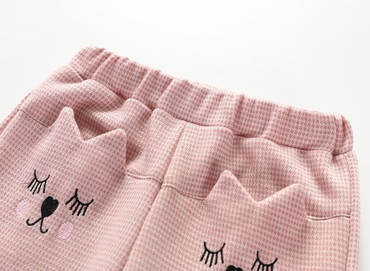 Штани для дівчинки Кішечка-кишеня