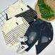 Костюм для мальчика поло и джинсы, 0308, 90 (80 см), Мальчик, 37, 35, 36, 45, 27, 80 см, Трикотаж; Джинс, Замер рукава - от ворота