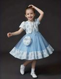 Нарядное платье с сумочкой, 0142, 110 (110 см), Девочка, 74/26, 32, 110 см, Жакард, фатин
