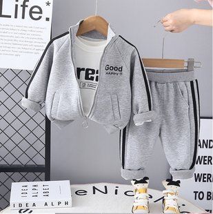 Спортивный костюм с кофтой на молнии для мальчика, 0319, 80 (86 см), Мальчик, 35, 31, 35, 46, 25, 86 см, Трикотаж, Замер рукава - от ворота
