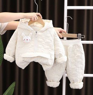 Детский теплый костюм на плюше, 0037, 120 (104 см), Девочка, 44, 42, 46, 61, 36, 104 см, Полиэстер, Плюш, Замер рукава - от ворота