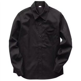 Чорна сорочка для хлопчика, 3023, 100 (110 см), Хлопчик, 45, 33, 48, 110 см, Бавовна 95%, Замір рукава - від ворота