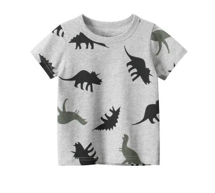 Детская футболка Динозавры_9009, 100, Мальчик, 40, 29, 92 см, Хлопок 95%