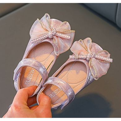 Нарядні туфлі для дівчинки, рожеві_2095, 21, Эко-кожа, Эко-кожа, Дівчинка, 13.5, Стопа має бути менша за устілку на -1 см!