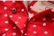 Куртка для дівчинки Горошок, червона, 130, Дівчинка, 46, 41, 48, 116 см, Котон, Бавовна, Замір рукава - від ворота