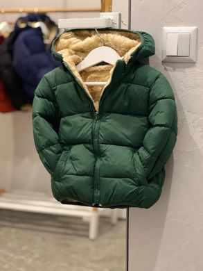 Демисезонная куртка детская на меховой подкладке, 1601, 90 (86 см), Мальчик / Девочка, 37, 33, 28, 86 см, Полиэстер, Махра
