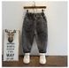 Вільні дитячі джинси, сірі 3529, 80, Хлопчик, 46, 26, 86 см, Джинс