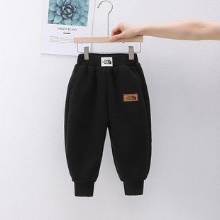 Теплые спортивные штаны на меху, 15175, 110 (104 см), Мальчик, 60, 37, 104 см, Трикотаж, Мех
