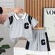 Трикотажний костюм з поло та шортами, 12252, 80 (80 см), Хлопчик, 33, 30, 25, 80 см, Трикотаж
