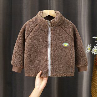 Детская кофта толстовка Барашек, 4034, 90 (86 см), Мальчик / Девочка, 36, 35, 35, 86 см, Мех, Махра, Замер рукава - от ворота