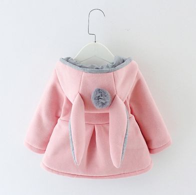 Трикотажное пальто с капюшоном для девочки на 1-3 года, красное, 100, Девочка, 41, 29, 28, 92 см, Трикотаж, Трикотаж