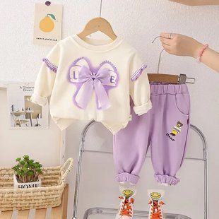 Костюм для дівчинки Бант, 0388, 80 (80 см), Дівчинка, 34, 30, 33, 43, 23, 80 см, Трикотаж, Замір рукава - від ворота