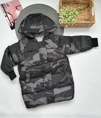 Детская куртка-пальто с капюшоном на 3-8 лет, 1944, 100 (98 см), Мальчик, 53, 39, 41, 98 см, Полиэстер, Нейлон, Замер рукава - от ворота