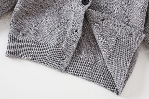 Костюм для девочки кардиган и блестящая юбка, 0793, 90 (92 см), Девочка, 34, 32, 32, 92 см, 23, Трикотаж