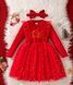 Новорічна сукня Merry Christmas, 3, Дівчинка, 50/19, 28, 30, 92 см, Велюр, фатин