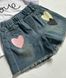 Костюм с джинсовими шортами Love, 12129, 100, Дівчинка, 39, 29, 25, 21, 92 см, Трикотаж, джинс