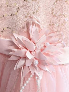 Святкова сукня для дівчинки, 0110, 4 (104 см), Дівчинка, 55/22, 29, 104 см, Атлас, фатин, Бавовна, Щоб сукня була настільки пишною, як на фото - необхідний додатковий під'юбник.