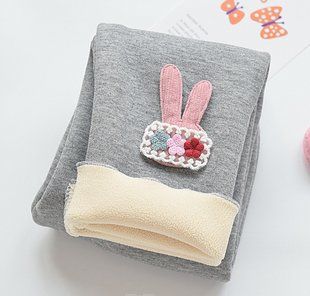 Теплі легінси на плюші для дівчинки 15075, 120 (104 см), Дівчинка, 61, 38, 104 см, Трикотаж, Плюш