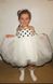 Пишна біла сукня в горошок для дівчинки 2-7 років, 120, Дівчинка, 59, 32, 27, 110 см, Хлопок; Фатин, Трикотаж, фатин, Бавовна