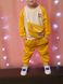 Спортивний костюм для хлопчика + бананка, 0090, 80, Хлопчик, 34, 34, 46, 25, 86 см, Бавовна 95%, Замір рукава - від ворота