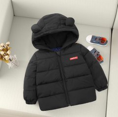 Дитяча куртка з капюшоном на синтепоні 1986, 90, Хлопчик / Дівчинка, 38, 34, 29, 86 см, Поліестер, Нейлон