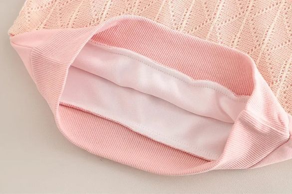 Костюм з широкими штанами для дівчинки, 0287, 90 (86 см), Девочка, 35, 34, 38, 48, 27, 86 см, Трикотаж, Замер рукава - от ворота