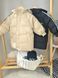 Детская куртка-пальто с капюшоном на 3-9 лет, 0049, 110 (110 см), Мальчик / Девочка, 57, 45, 44, 110 см, Полиэстер, Нейлон, Замер рукава - от ворота